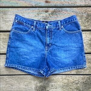 Women's Blue Denim Athletic Shorts